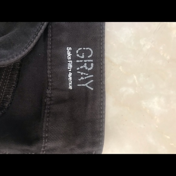GRAY Saks Fifth Avenue super skin size 26 - Picture 3 of 4